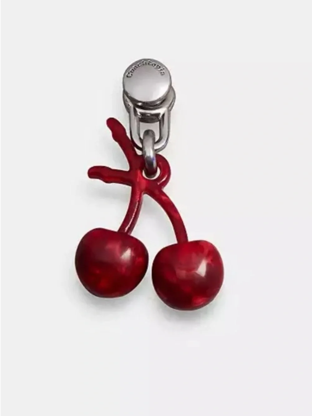 Coach Red Cherry Charm